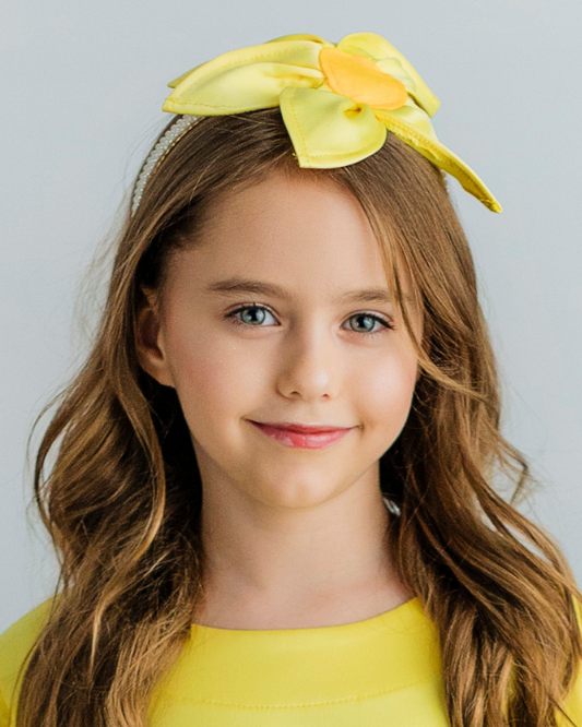 Gorgeous Yellow Flower Headband