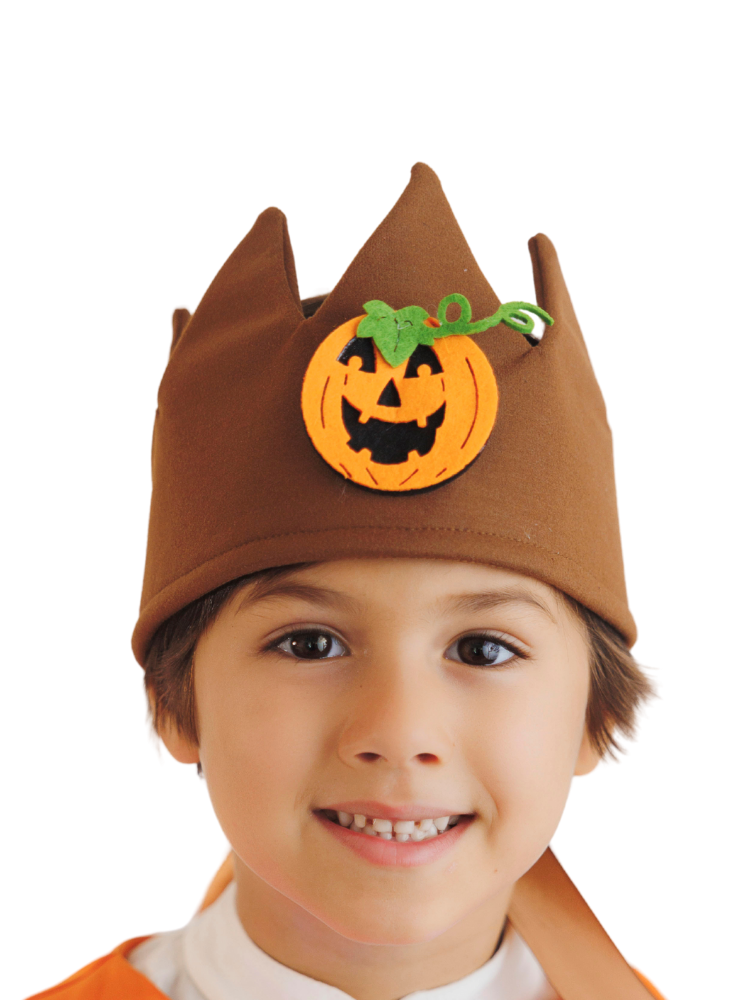 Pumpkin King of Autumn Crown, Brown, Autumn