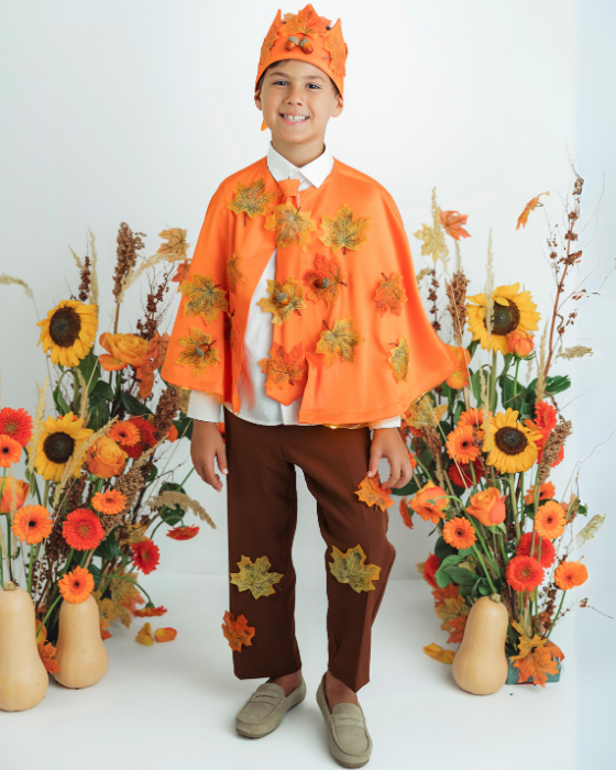Autumn King Costume, Pumpkin Carnival, 4 pieces