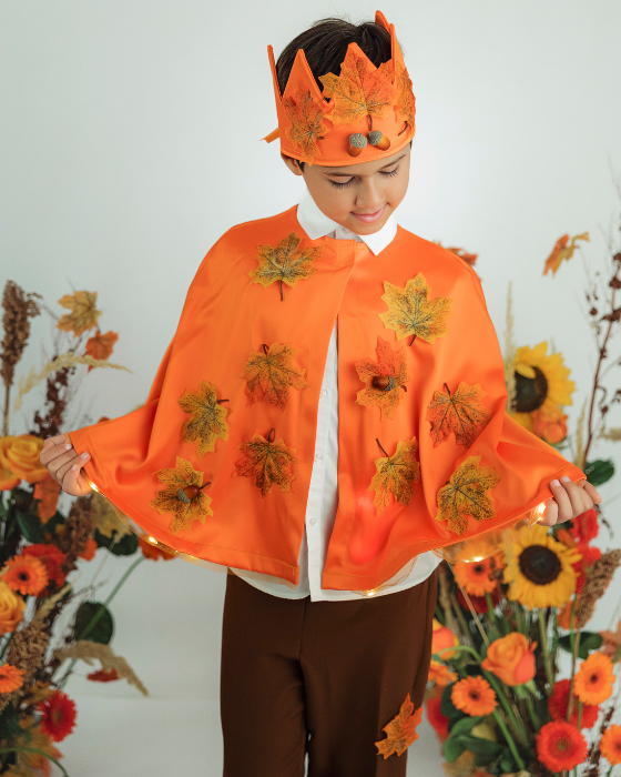 Autumn King Costume, Pumpkin Carnival, 4 pieces