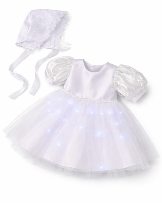 Christening Set, with Fairy Lights, 4 pieces