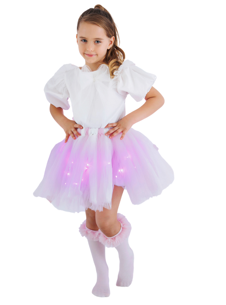 Sparkle Skirt, Cotton Candy Pink 