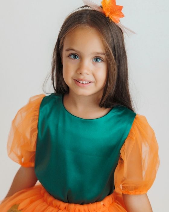 Autumn Festival Leaf Costume, 2 Pieces