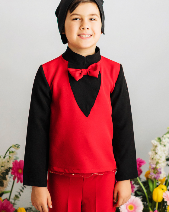 Ladybug Boy's Blouse with Sparkles, Spring Celebration 2025