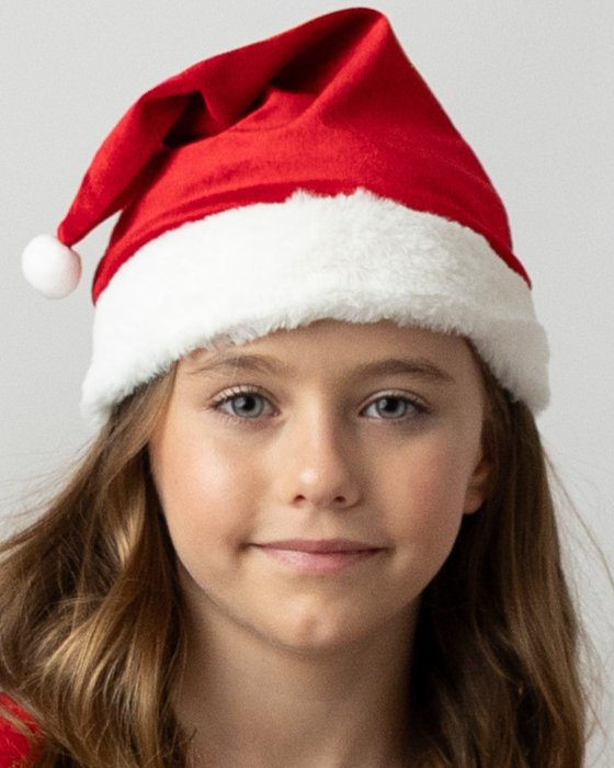 Red Velvet Santa Hat