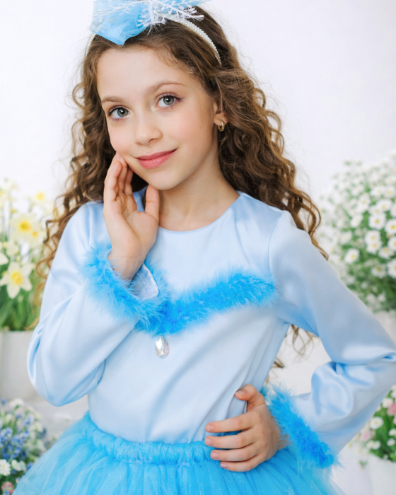 Princess Elsa's Blue Blouse