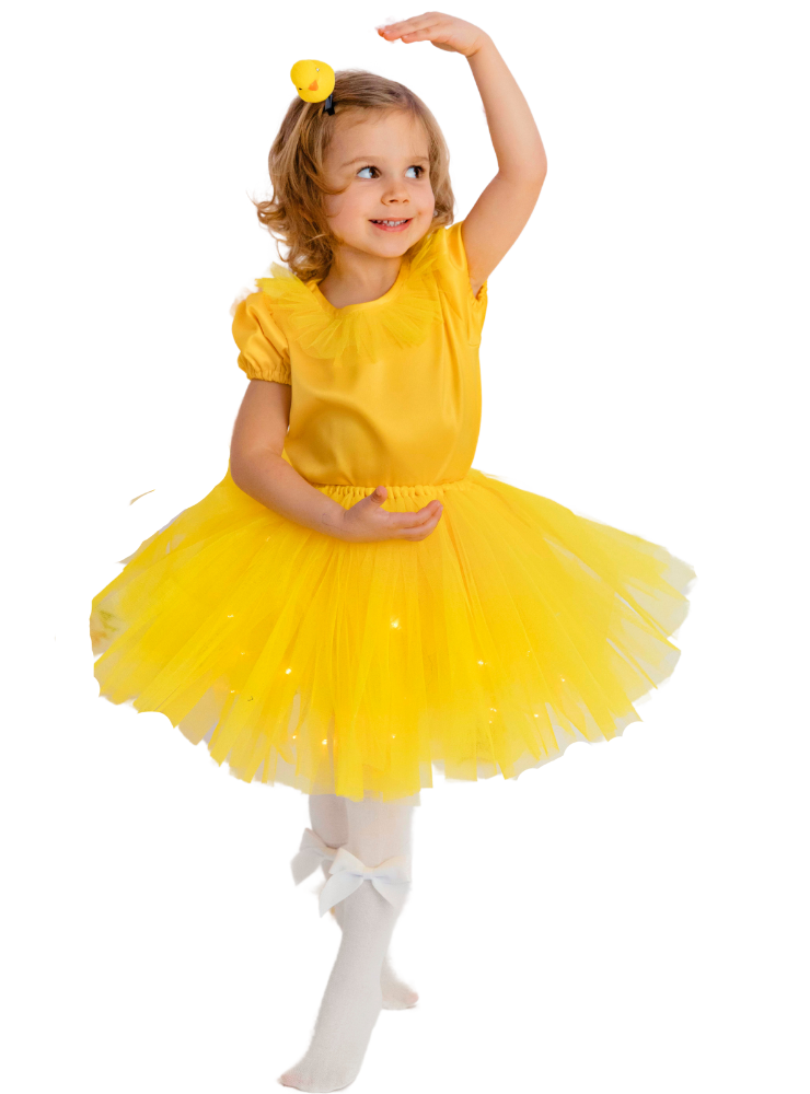 Sunsuit, Duckling / Dandelion / Chick / Yellow Flower, Tulip