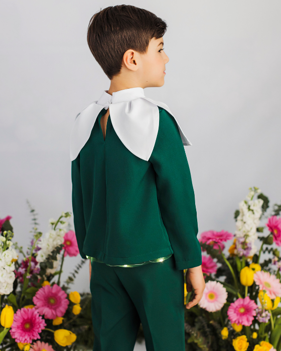 Snowdrop Boy Costume with Lights, 2 pieces, Spring Celebration
