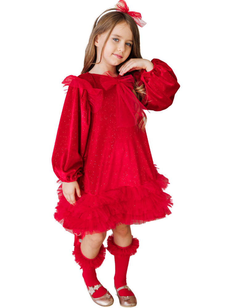 Red Dress with Lights, The Joy of Christmas