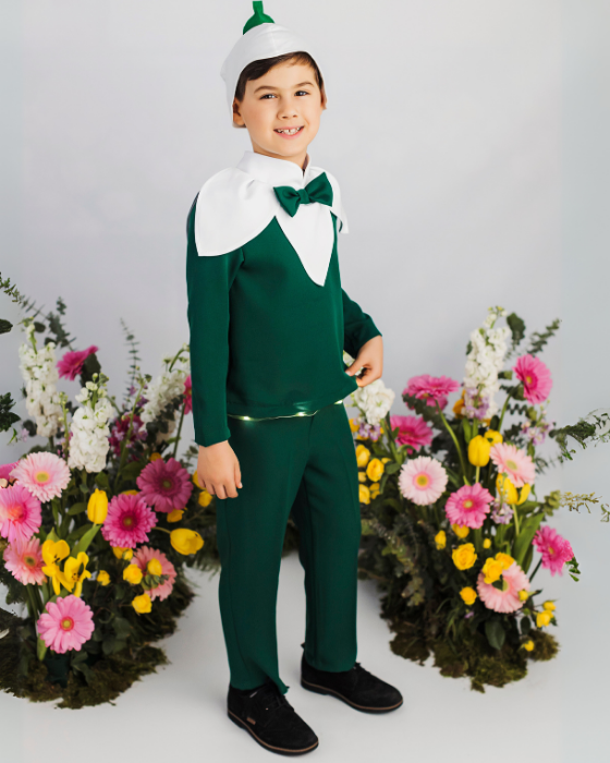 Snowdrop Boy Costume with Lights, 3 Pieces, Spring Celebration