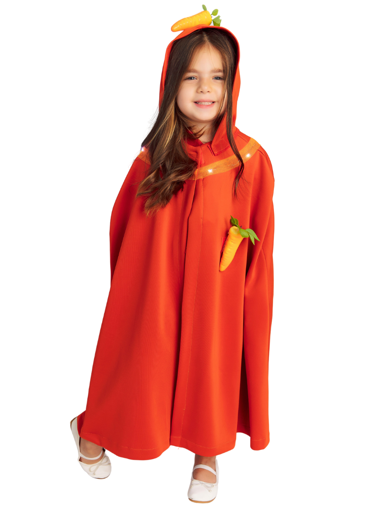 Carrot Costume (Autumn Vegetable) with Lights, Universal