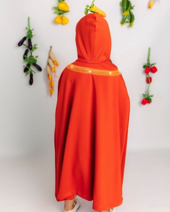 Carrot Costume (Autumn Vegetable) with Lights, Universal