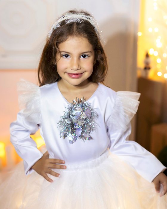 The White Blouse with Silver