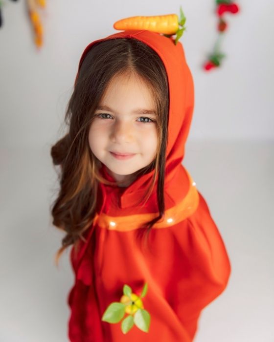 Carrot Costume (Autumn Vegetable) with Lights, Universal