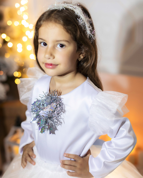 The White Blouse with Silver