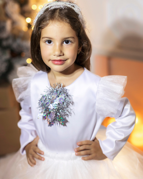 The White Blouse with Silver
