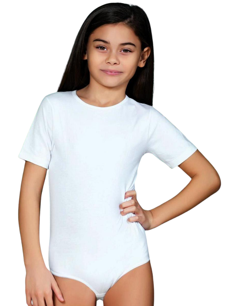 Girls' White Bodysuit