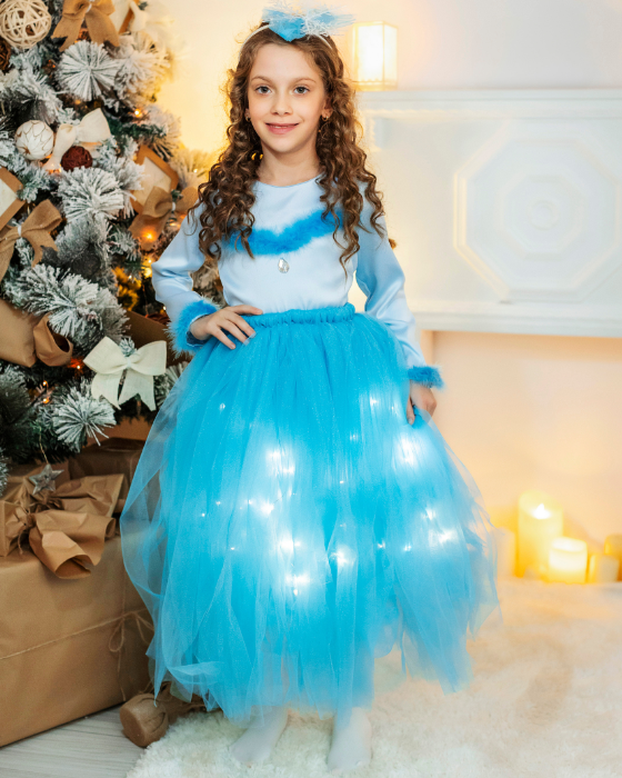 Princess costume, Elsa Blue 2-piece