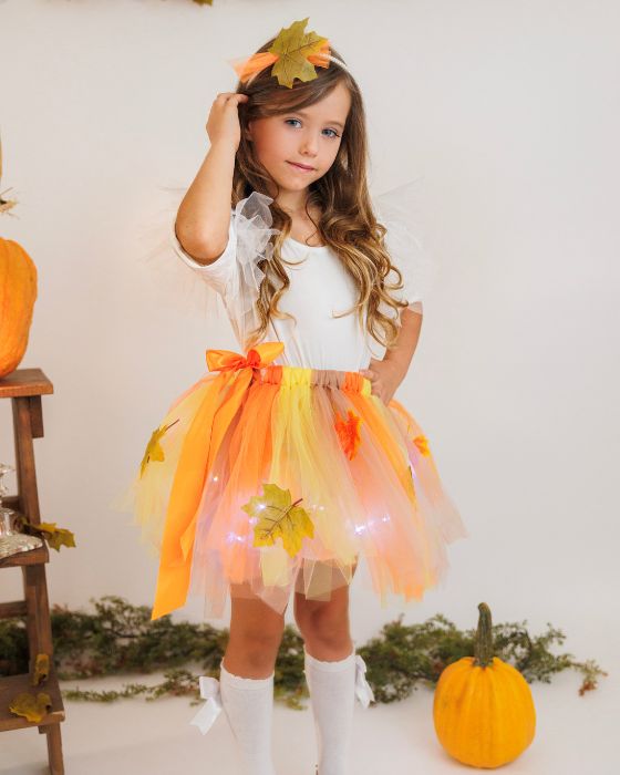 Pastel Leaf Costume, Autumn Fairy, 2 Pieces