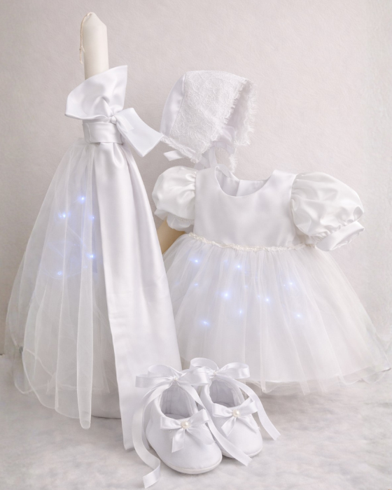 Christening Set, with Fairy Lights, 4 pieces