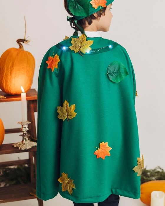 Green Cape with Leaves, King of Autumn