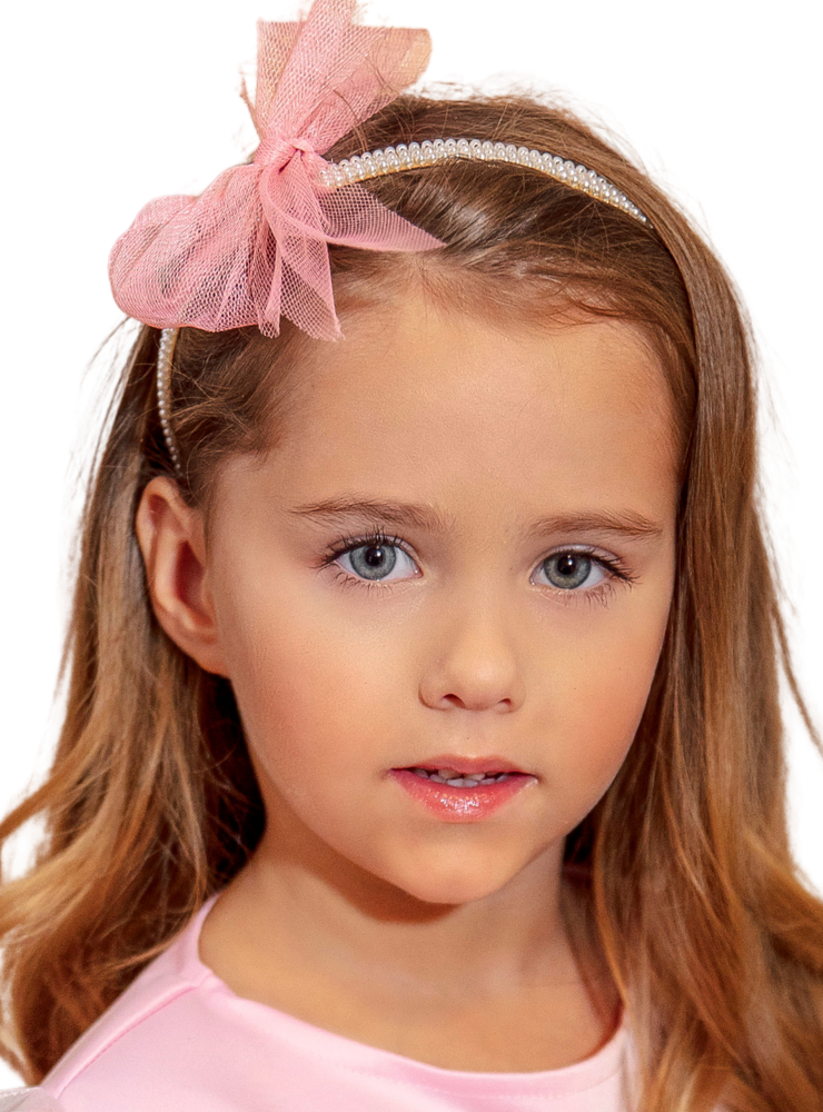 Pink Tulle Headband