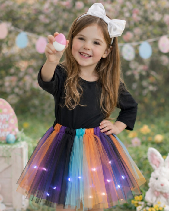 Rainbow Skirt with Lights