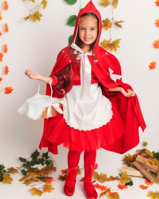 Little Red Riding Hood Costume, with Lights, 2 Pieces