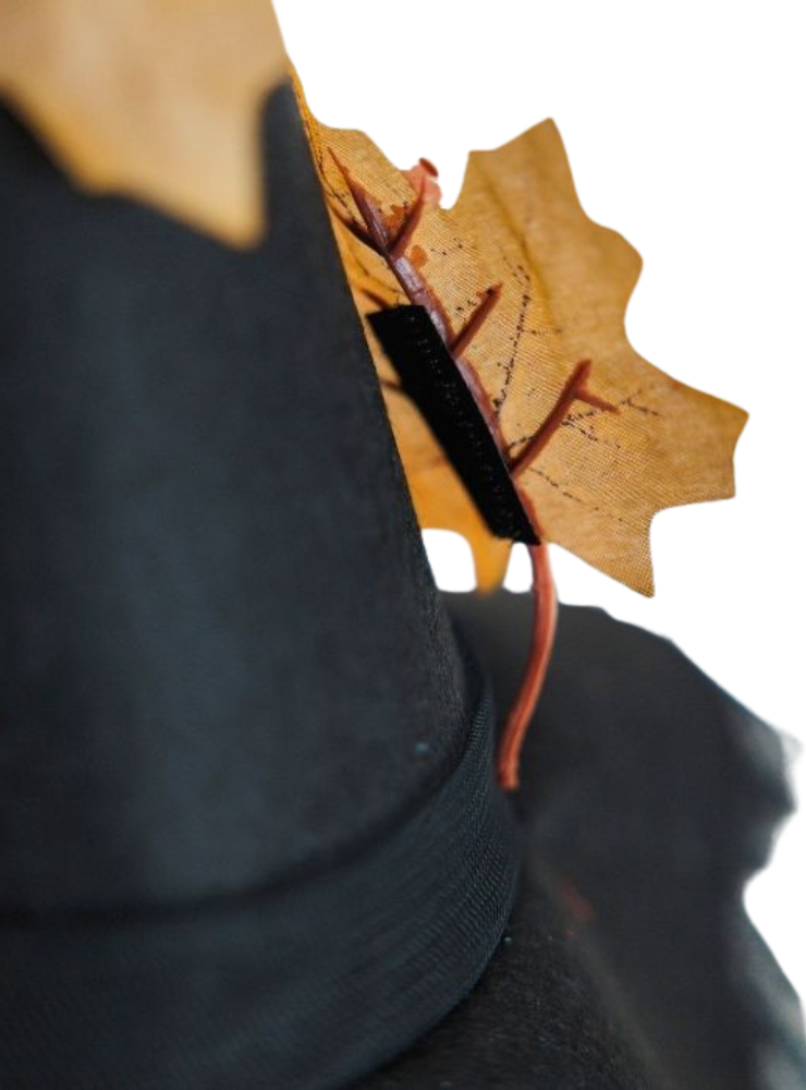 Set of 3 Decorative Leaves, with Hedgehogs