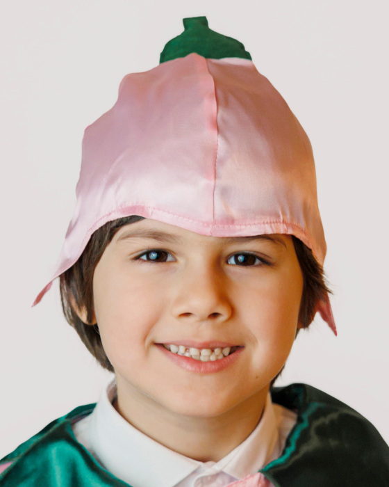 Pink Flower Cap (PEONY, Rose, Hyacinth, Pansy, Summer King)
