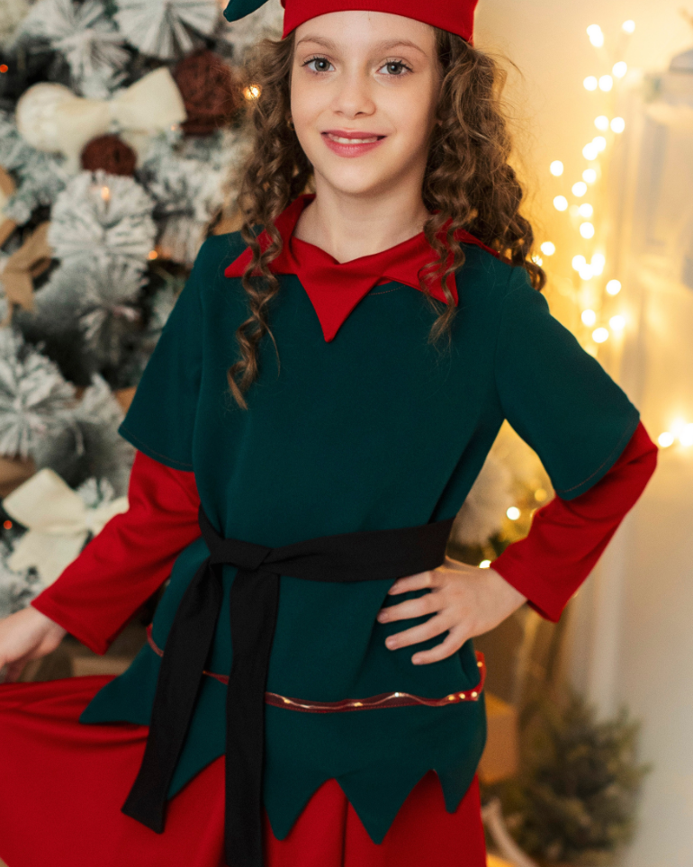 Girls' Elf Blouse with Lights