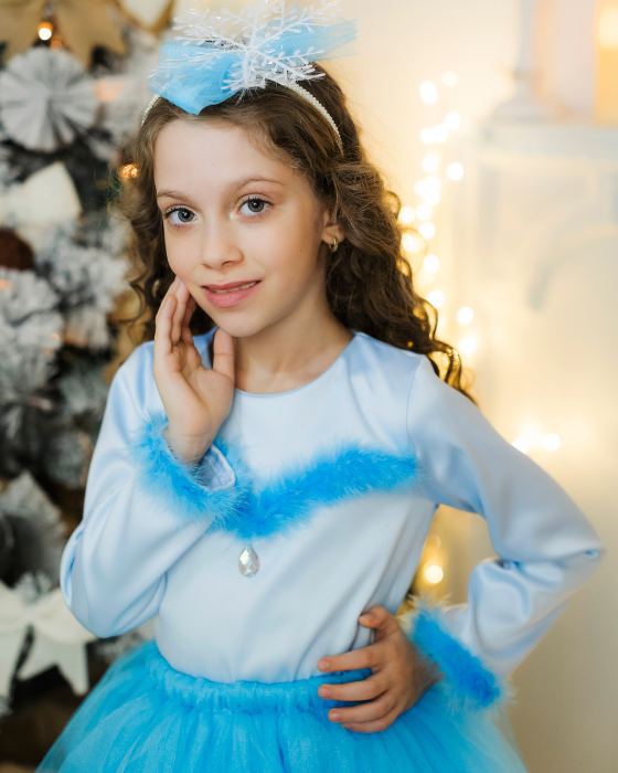 Princess Elsa's Blue Blouse