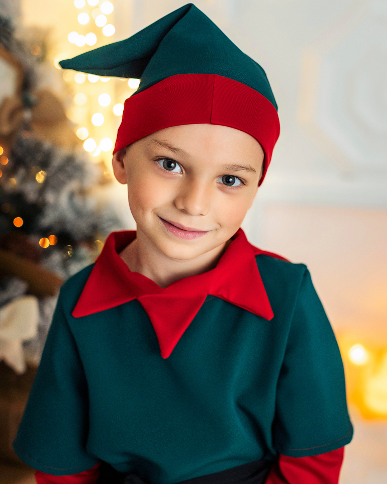 Boy's Leprechaun Costume, with Lights, 3 Pieces