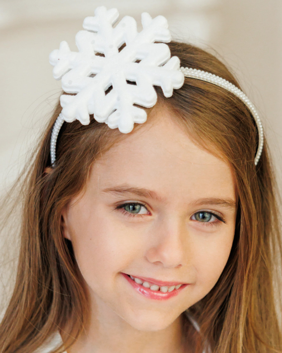 Premium Snowflake Headband for Girls