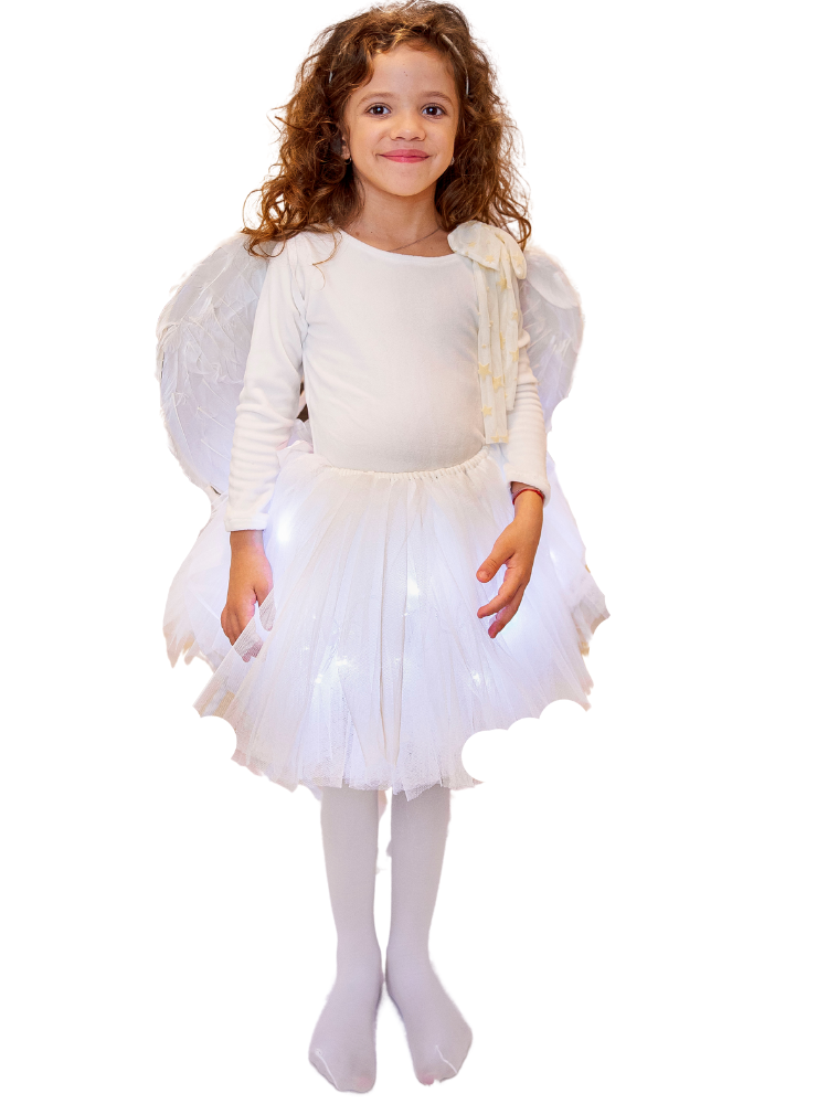 Skirt With Lights, White