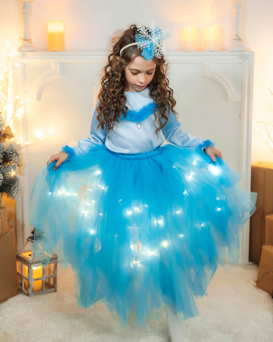 Princess costume, Elsa Blue 2-piece