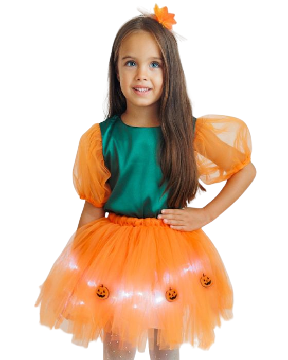 Orange Pumpkin Costume, 3 pieces