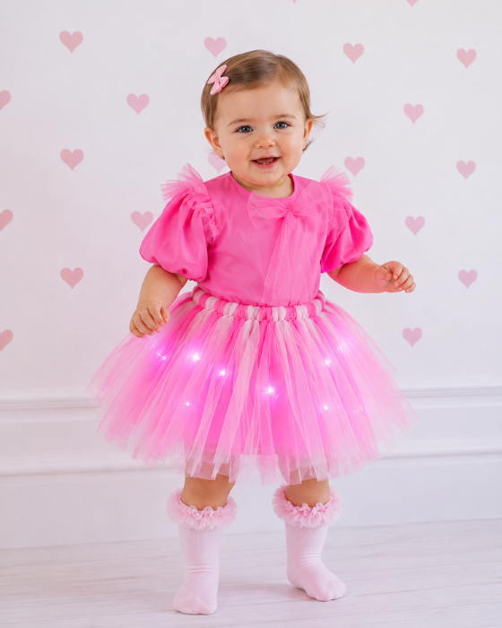 Light-Up Outfit, Cotton Candy Pink, 2-Piece
