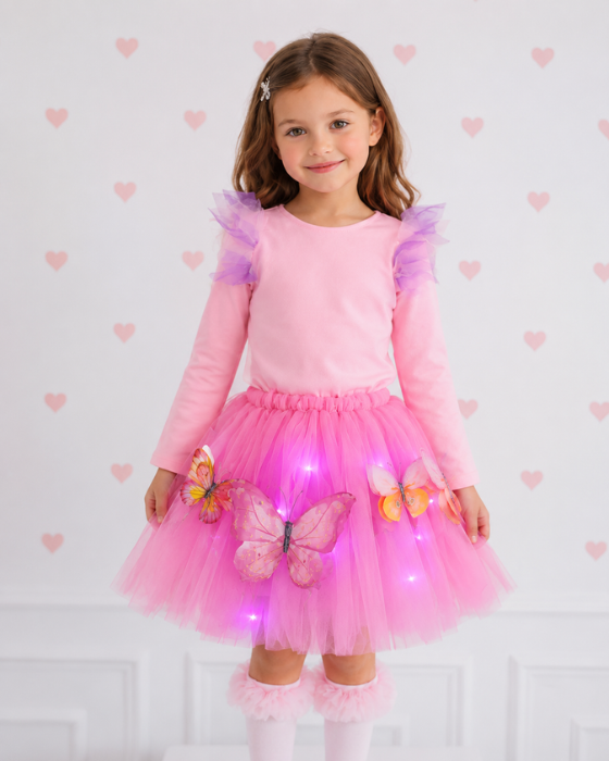 Costum 2 Piese, Zana Fluturas cu luminite