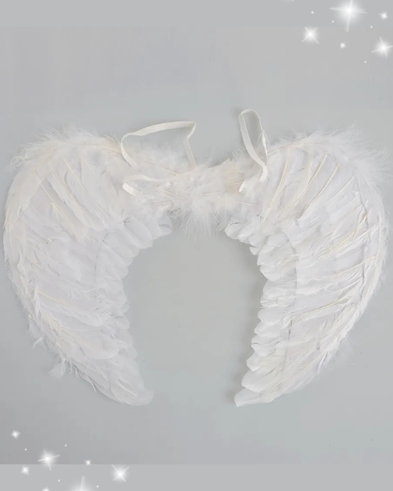 Boy Angel Set, Wings + Angel Aura for Kids, Christmas Celebration