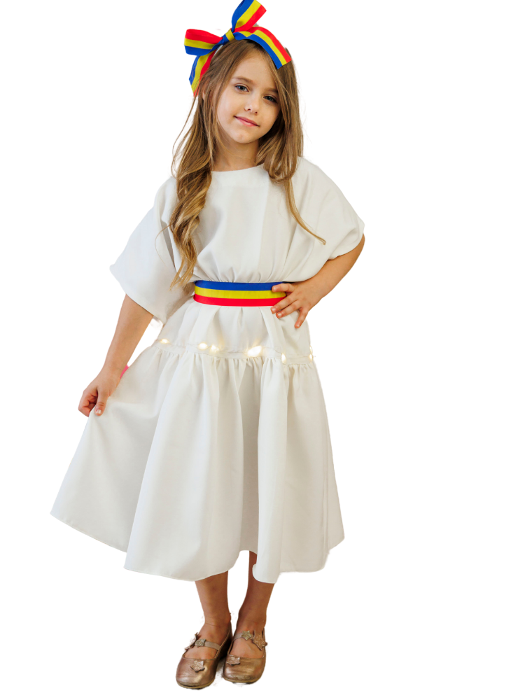 Folk Dress + Headband Set