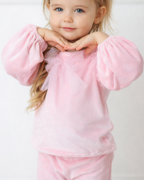 Pink Perfect Princess Puff Sleeve Blouse