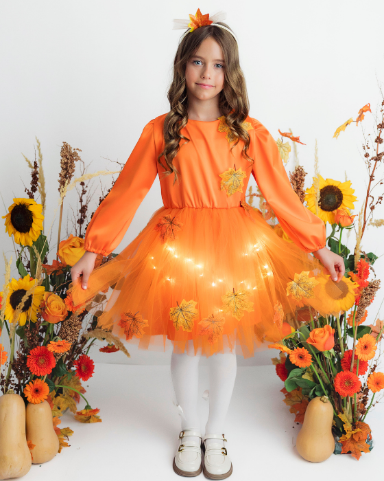 Pumpkin Carnival Costume, 3 pieces, Fall Celebration