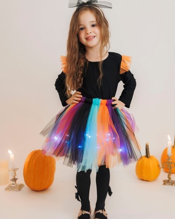 Rainbow Skirt with Lights