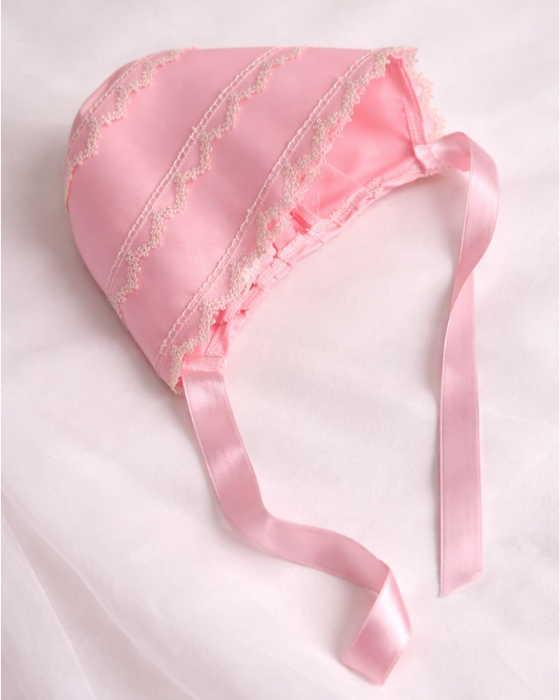 Christening Bonnet, Pink