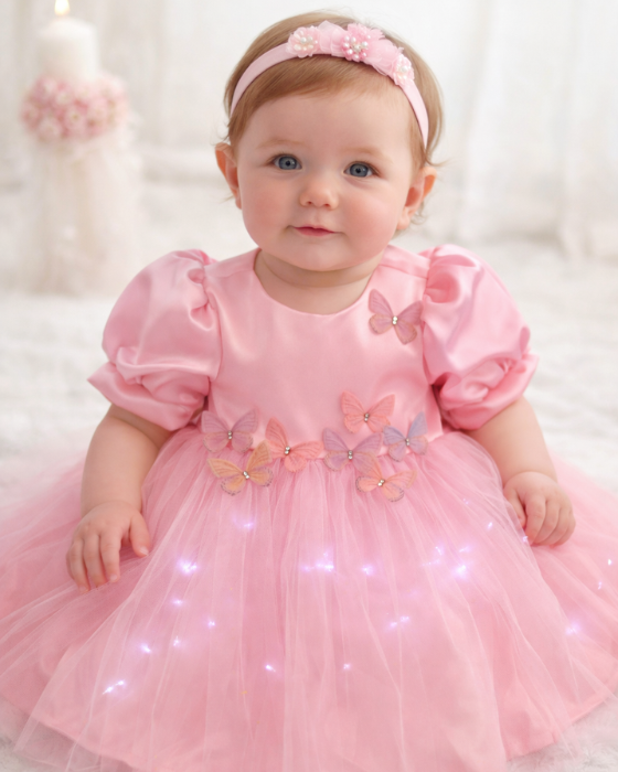 Rochita de Botez, Fluturas cu Luminite, Roz