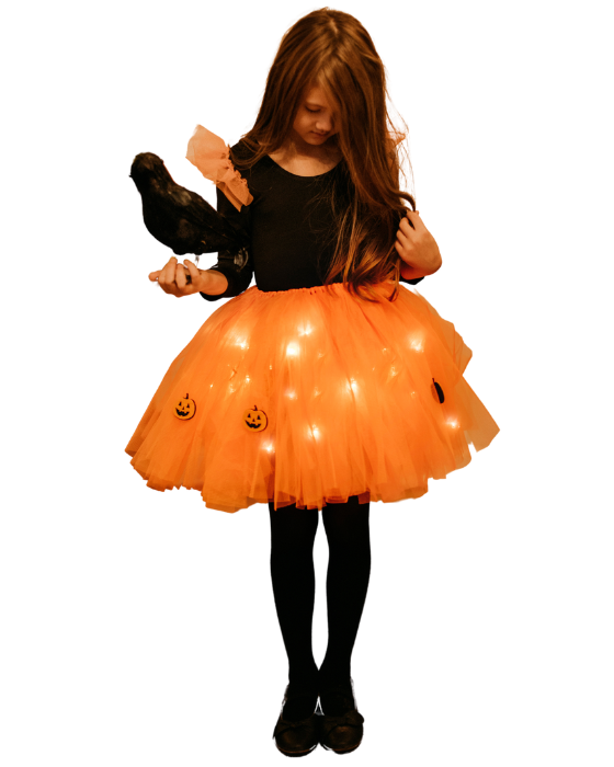 Autumn Fairy Pumpkin Costume for Autumn Festival, Pumpkin, 2 Pieces