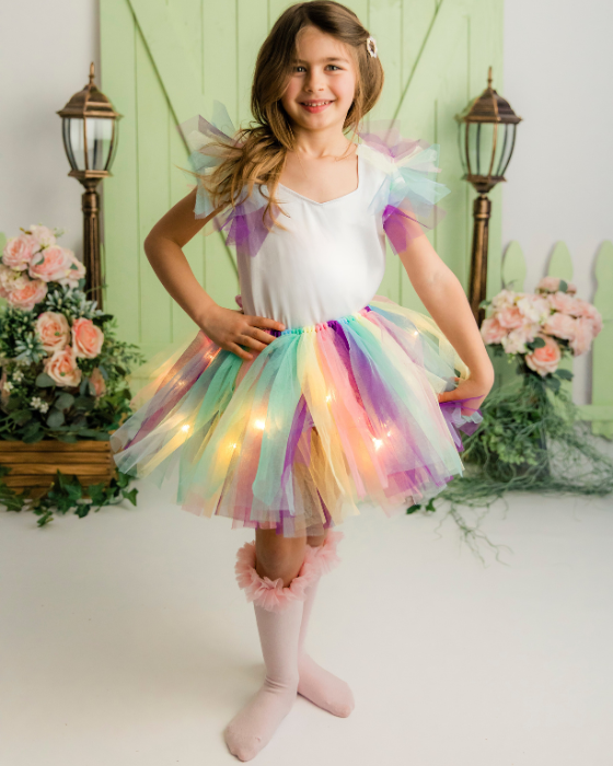 Pastel Rainbow Outfit, 3-piece Easter set