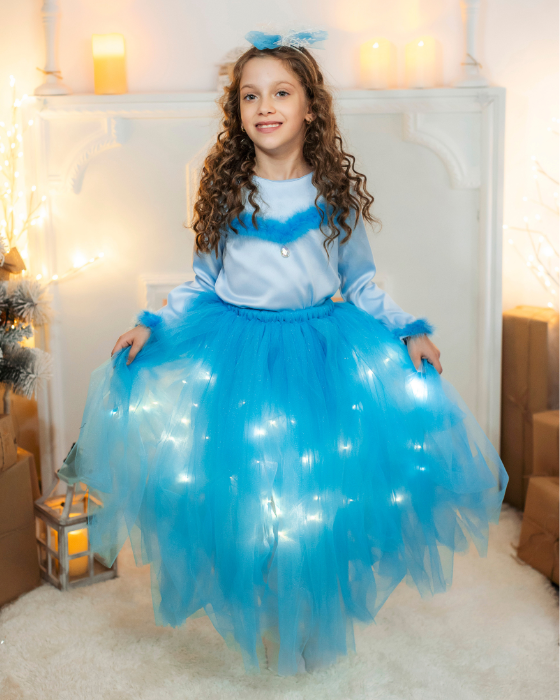 Princess costume, Elsa Blue 2-piece