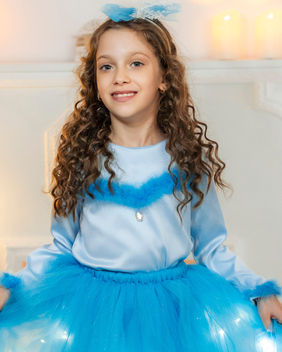 Princess Elsa's Blue Blouse
